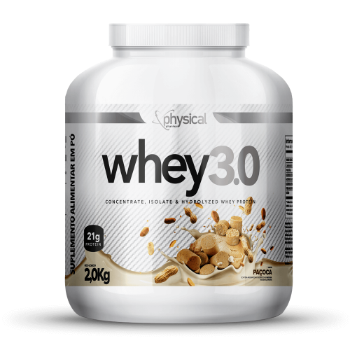 Whey 3.0 Sabor Paçoca (2Kg) - Physical Pharma