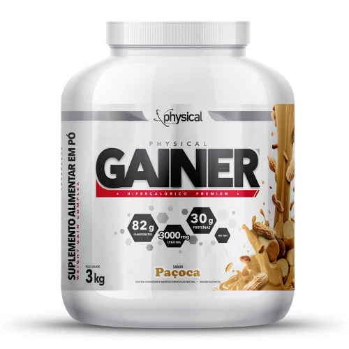 Physical Gainer Sabor Paçoca (3kg) - Physical Pharma