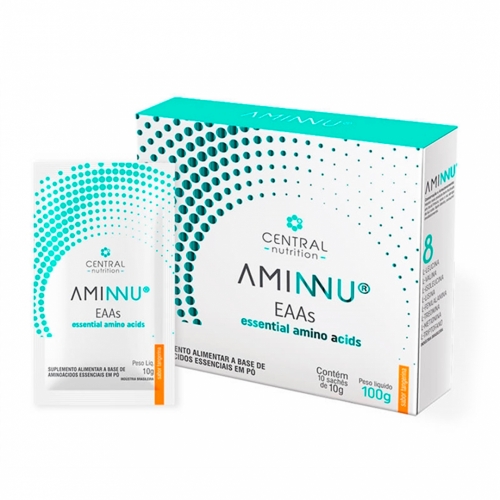 Aminnu Sabor Tangerina (10 Sachs de 10g) - Central Nutrition
