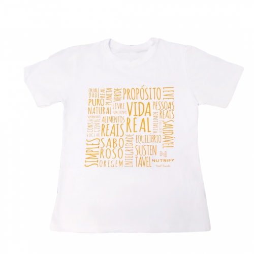 Camiseta Algodão Feminino (Tamanho G) - Nutrify