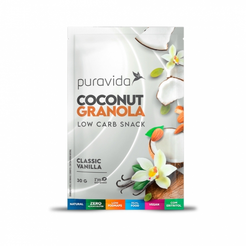 Coconut Granola Sabor Vanilla (30g) - Pura Vida
