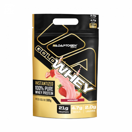 Gold Whey Sabor Morango (900g) - Adaptogen Science
