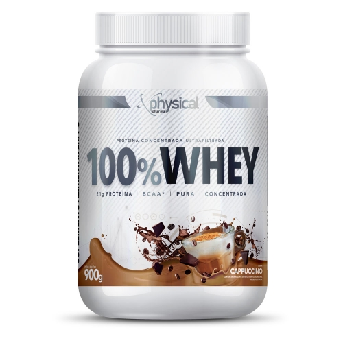 100% Whey Sabor Cappuccino (900g) - Physical Pharma