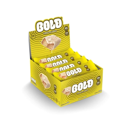 Bold Bar Sabor Torta de Limão (Caixa com 12 Unidades de 60g) - bold Sn