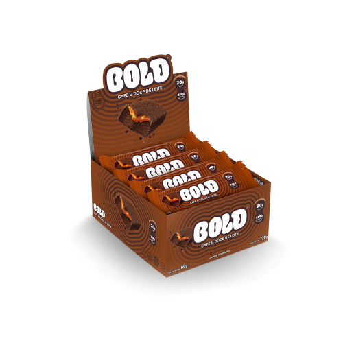 Bold Bar Sabor Café & Doce de Leite (Caixa 12 Unidades de 60g) - Bold 