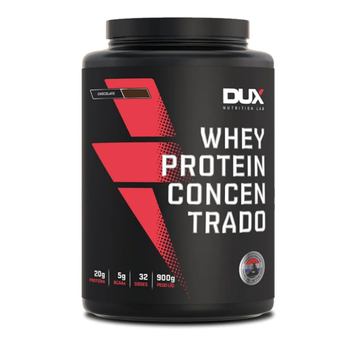 Whey Protein Concentrado Sabor Chocolate (900g) - Dux Nutrition