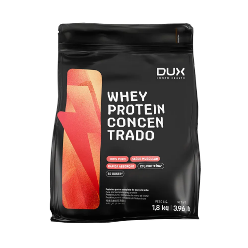 Whey Protein Concentrado Refil Sabor Chocolate (1,8Kg) - Dux Nutrition