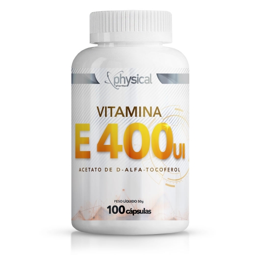 Vitamina E 400UI (100 caps) - Physical Pharma
