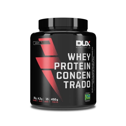 Whey Protein Concentrado Sabor Chocolate (450g) - Dux Nutrition