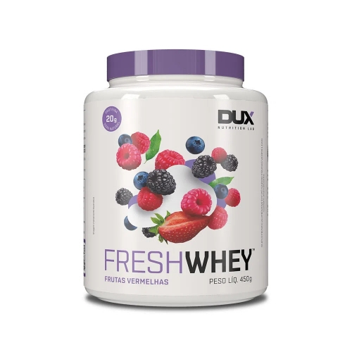 Fresh Whey Sabor Frutas Vermelhas (450g) - Dux Nutrition