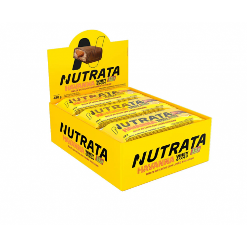 Whey Grego Bar Sabor Havanna Doce de Leite c/ Limão Siciliano (Cx com 