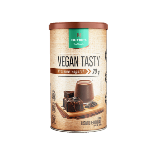Vegan Tasty Sabor Brownie de Chocolate (420g) - Nutrify