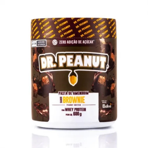 Pasta de Amendoim Sabor Brownie (600g) - Dr Peanut