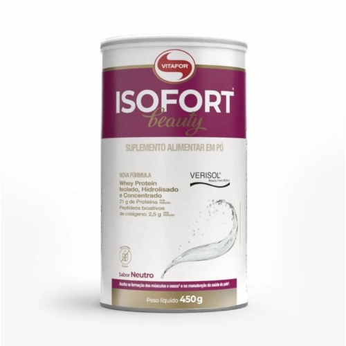 Isofort Beauty Sabor Neutro (450g) - vitafor