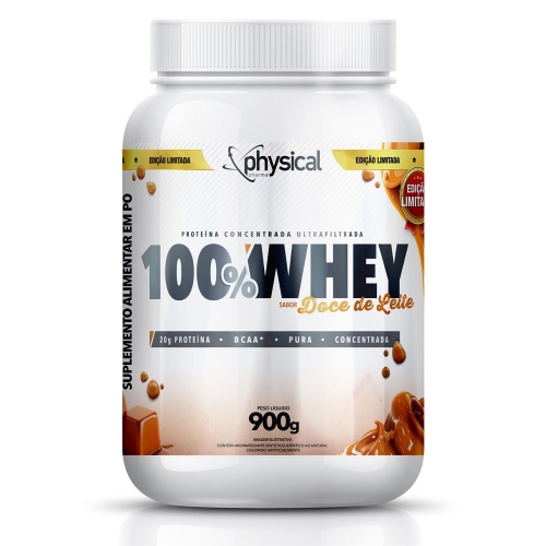 100% Whey Sabor Doce de Leite (900g) - Physical Pharma