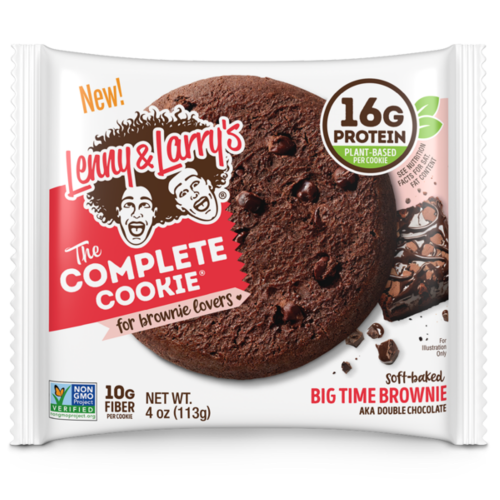 The Complete Cookie Sabor Big Time Brownie Double Choco (113g) - Lenny & Larry's