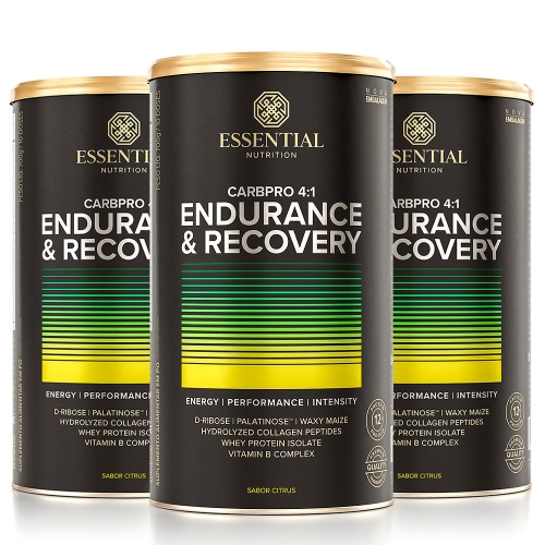 Kit 3unid Carb Pro 4:1 Sabor Citrus (700g) - Essential