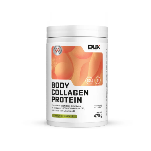 Body Collagen Protein Sabor Abacaxi e Hortelã (470g)  - Dux Nutrition