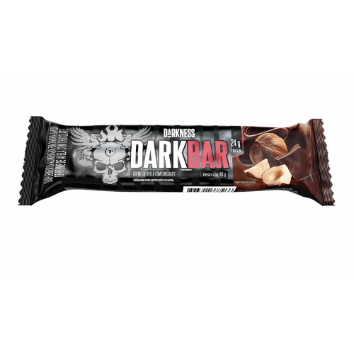 Dark Bar - Whey Bar Darkness Sabor Creme de Avelã com Chocolate(1 Unidade de 90g) - Integralmédica