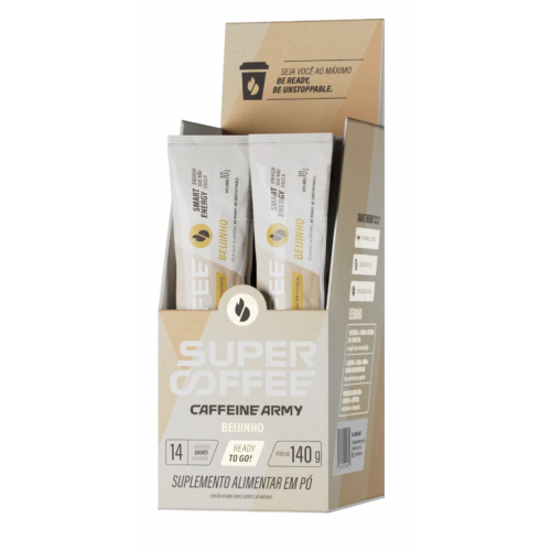 SuperCoffee 3.0 Sabor Beijinho (1Cx com 14 Sachês de 10g) - Caffeine Army