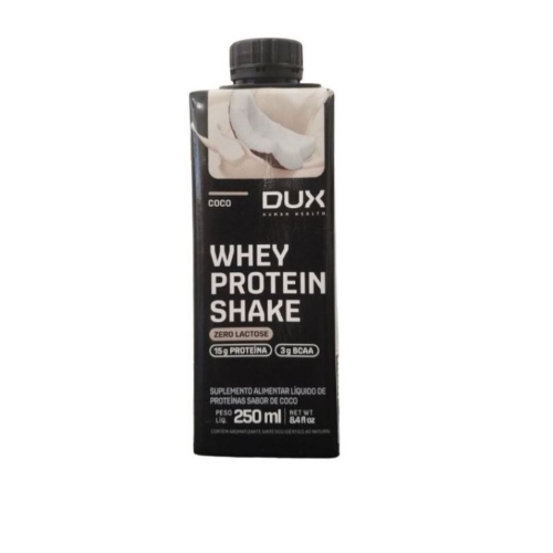Whey Protein Shake Sabor Coco (250ml) - Dux Nutrition
