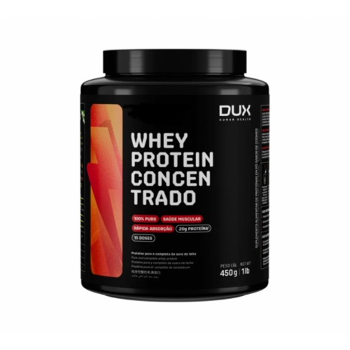 Whey Protein Concentrado Sabor Caramelo Salgado (450g) - Dux Nutrition