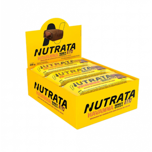 Whey Grego Bar Sabor Brownie Com Doce de Leite (Cx com 12un de 40g) - 