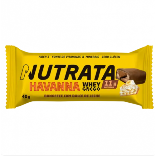 Whey Grego Bar Sabor Banoffee Com Doce de Leite (1 unidade de 40g) - N