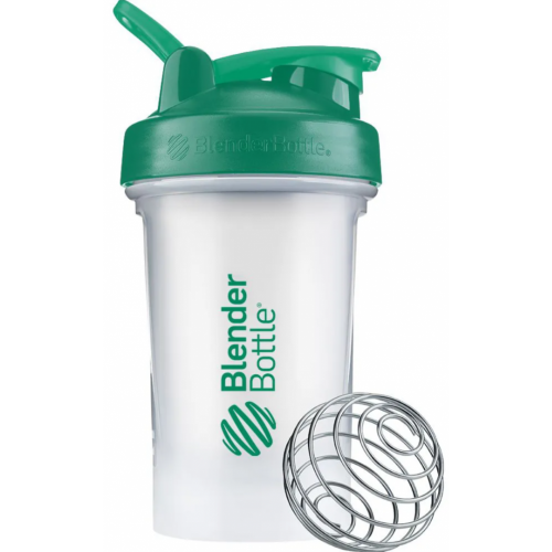 Coqueteleira Classic V2 Cor Clear/Green (600ml) - Blender Bottle