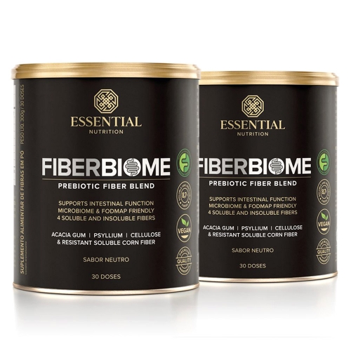 Kit 2unid Fiberbiome Sabor Neutro (300g) - Essential Nutrition