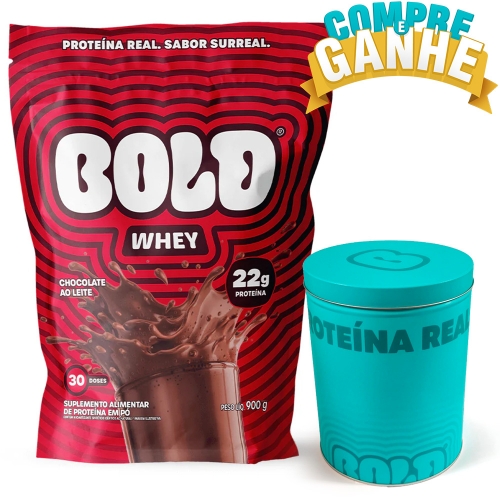 Bold Whey 3w Sabor Chocolate ao Leite (900g) - Bold Snacks