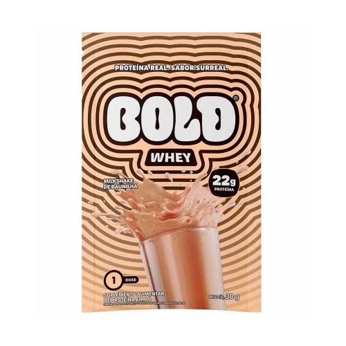 Bold Whey 3w Sabor Milkshake de Baunilha (30g) - Bold Snacks