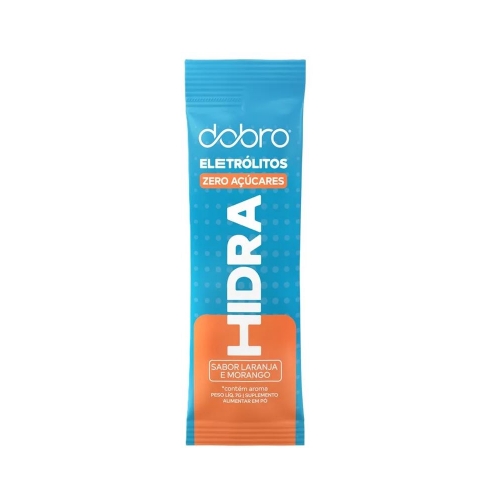Hidra Eletrólitos Sabor Laranja com Morango (7g) - Dobro
