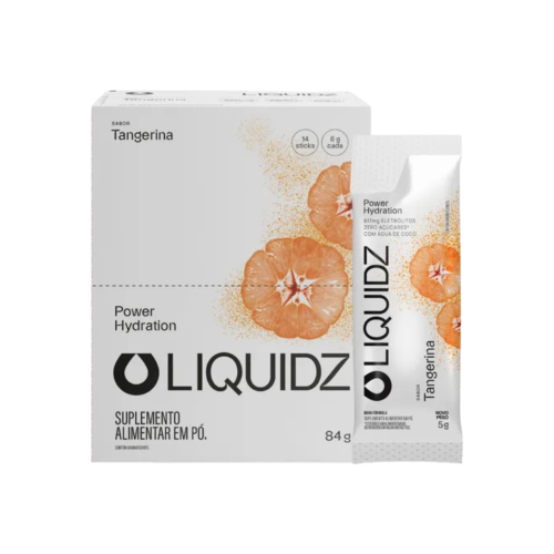 Power Hydration Sabor Tangerina (cx com 14 sachês de 6g) - Liquidz