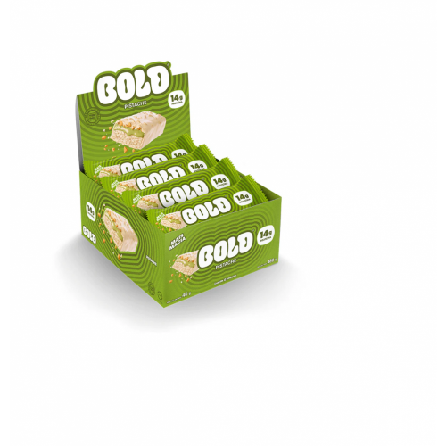 Bold Bar Sabor Pistache (Caixa 12 Unidades de 40g) - Bold Snacks