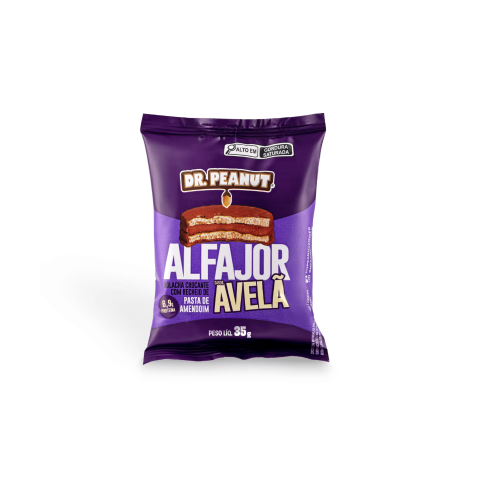 Alfajor Sabor Avelã (35g) - Dr Peanut