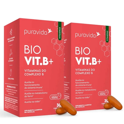Kit 2uni Bio Vit B+ (30 C�ps.) - Pura Vida