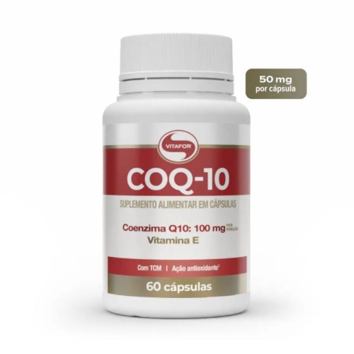 Coq10 Coenzima Q10 100mg (60 caps) - Vitafor