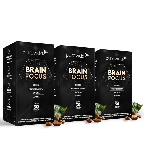Kit 3un Brain Focus (30 C�psulas) - Pura Vida