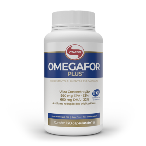 Omega For Plus  (120 Cáps) - Vitafor