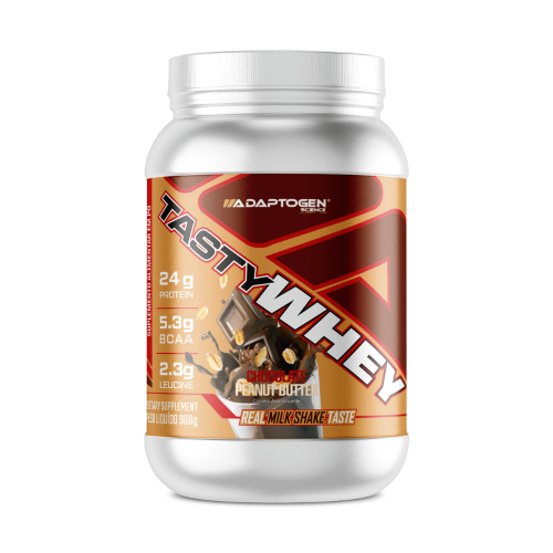 Tasty Whey Sabor Chocolate com Amendoim (900g) - Adaptogen Science
