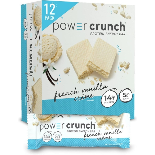 Power Crunch Original Sabor Baunilha (Cx c/ 12 unidades de 40g) - BNRG