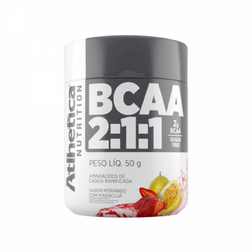 BCAA 2:1:1 (50g)  Morango c/ maracuja - Atlhetica Nutrition Val. 14/11